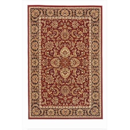 Radici Usa Inc Radici 1305-1131-BURGUNDY Noble Rectangular Burgundy Traditional Italy Area Rug; 5 ft. 5 in. W x 8 ft. 3 in. H 1305/1131/BURGUNDY